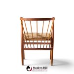helge sibast no. 8 mid century swedish teak chairs - set of 6