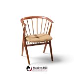 helge sibast no. 8 mid century swedish teak chairs - set of 6