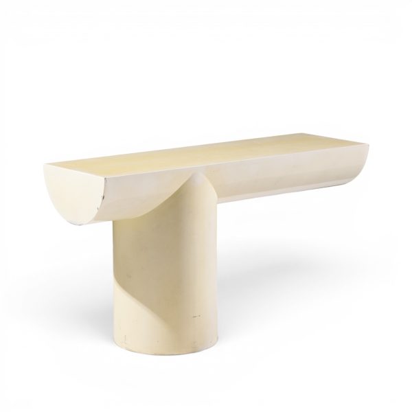 j. wade beam for brueton mid century "tee" console table