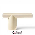 j. wade beam for brueton mid century "tee" console table