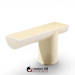 j. wade beam for brueton mid century "tee" console table