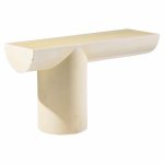 j. wade beam for brueton mid century "tee" console table