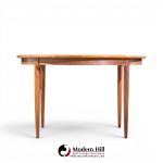 jl moller mid century danish rosewood expanding dining table with 2 leaves