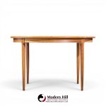 jl moller mid century danish rosewood expanding dining table with 2 leaves