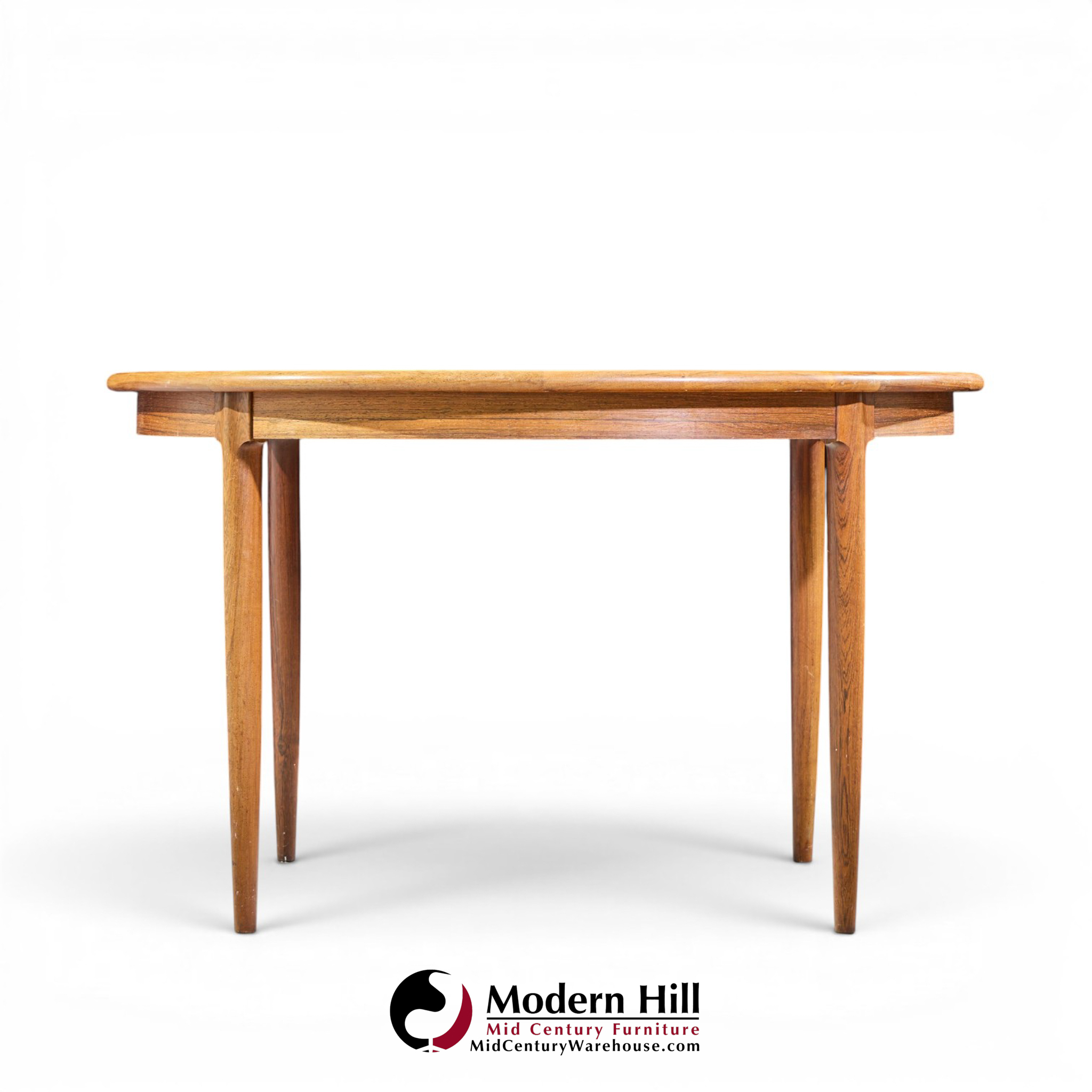 jl moller mid century danish rosewood expanding dining table with 2 leaves