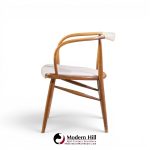jack cartwright for boling chair company mid century walnut dining chairs - set of 6
