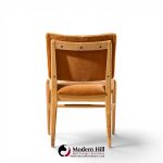 john keal for brown saltman mid century bleached mahogany dining chairs - set of 6