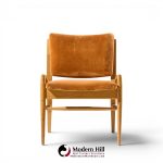 john keal for brown saltman mid century bleached mahogany dining chairs - set of 6