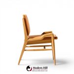 john keal for brown saltman mid century bleached mahogany dining chairs - set of 6