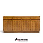 john widdicomb mid century walnut clover credenza