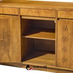 john widdicomb mid century walnut clover credenza