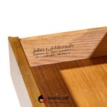 john widdicomb mid century walnut clover credenza