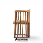 josef hoffmann no. 729/2f bentwood barrel chairs - set of 4