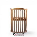 josef hoffmann no. 729/2f bentwood barrel chairs - set of 4