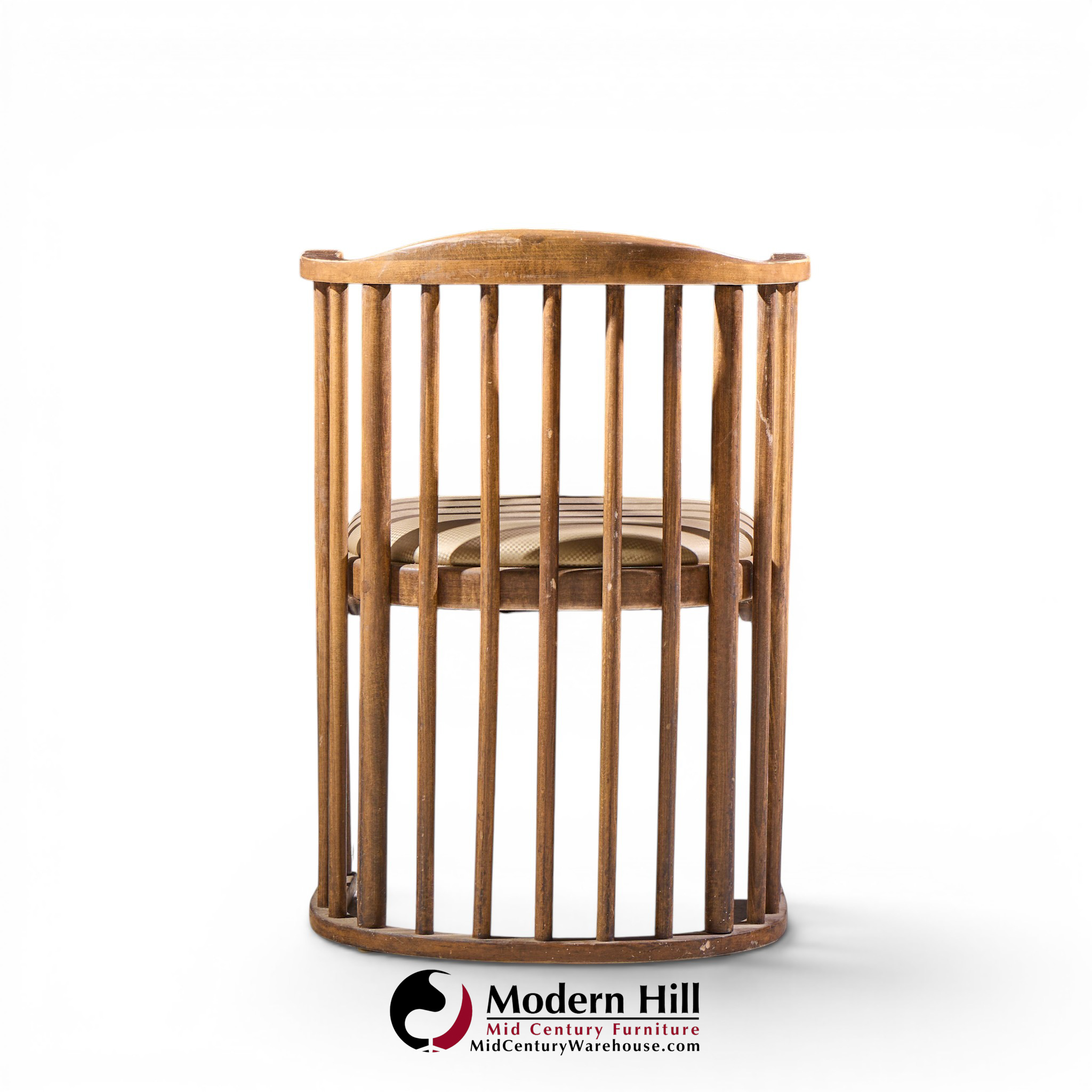 josef hoffmann no. 729/2f bentwood barrel chairs - set of 4