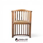 josef hoffmann no. 729/2f bentwood barrel chairs - set of 4
