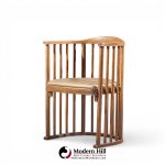josef hoffmann no. 729/2f bentwood barrel chairs - set of 4