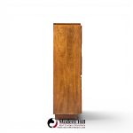 lane staccato brutalist mid century walnut armoire dresser