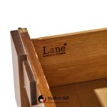lane staccato brutalist mid century walnut armoire dresser