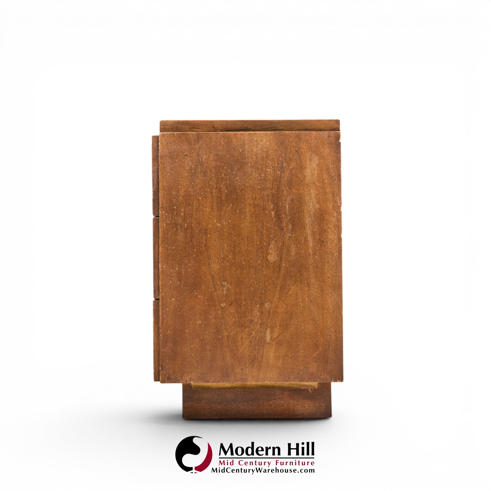 lane staccato brutalist mid century walnut lowboy dresser