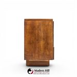 lane staccato brutalist mid century walnut lowboy dresser