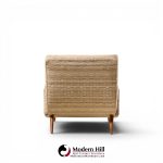lawrence peabody style mid century wave chaise