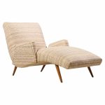 lawrence peabody style mid century wave chaise