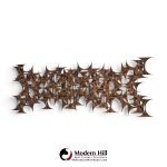 marc creates mid century brutalist metal wall sculpture