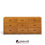 michael taylor for baker mid century 9 drawer mahogany lowboy dresser