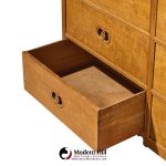 michael taylor for baker mid century 9 drawer mahogany lowboy dresser