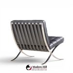 mies van der rohe for knoll mid century barcelona chairs - pair
