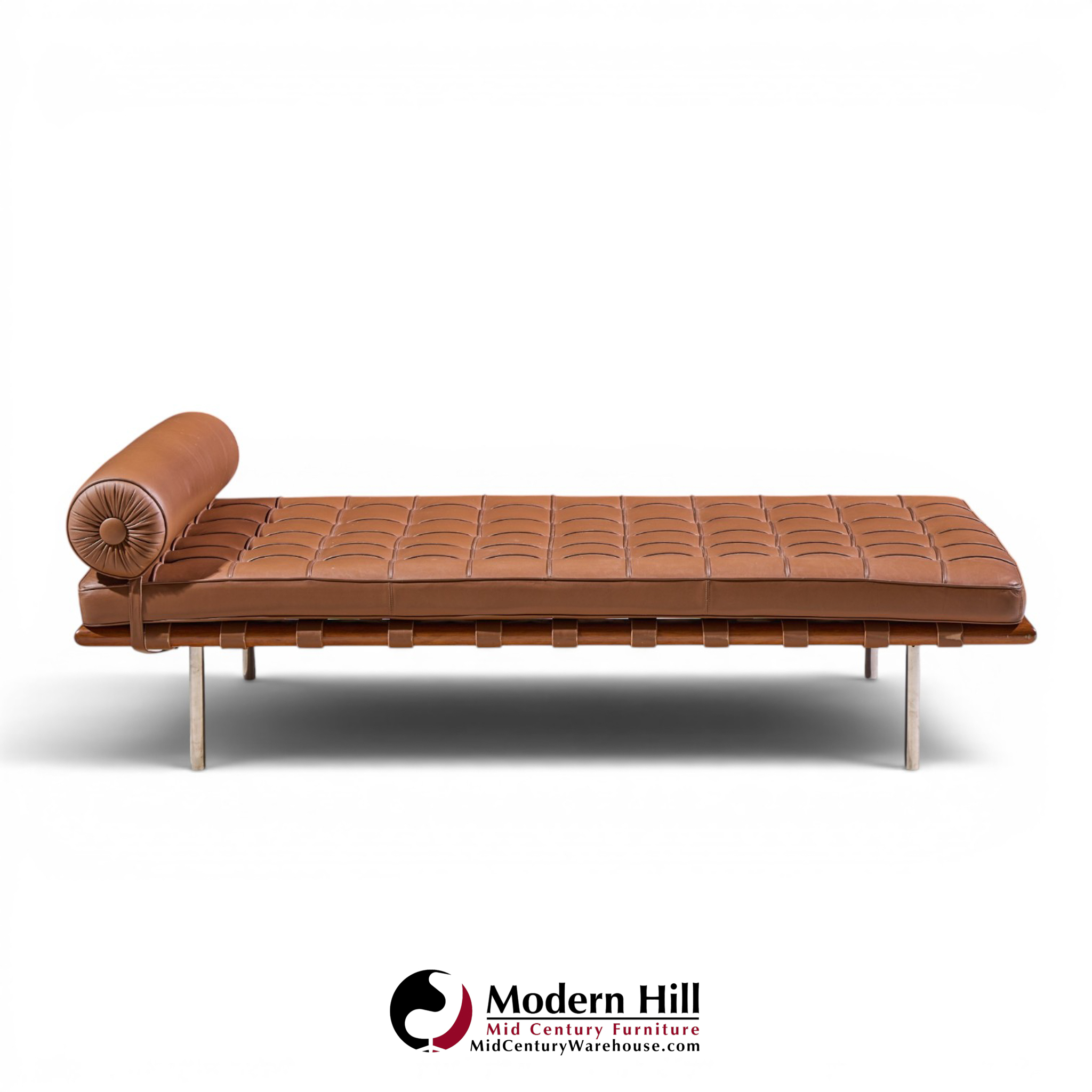 mies van der rohe for knoll mid century barcelona daybed chaise