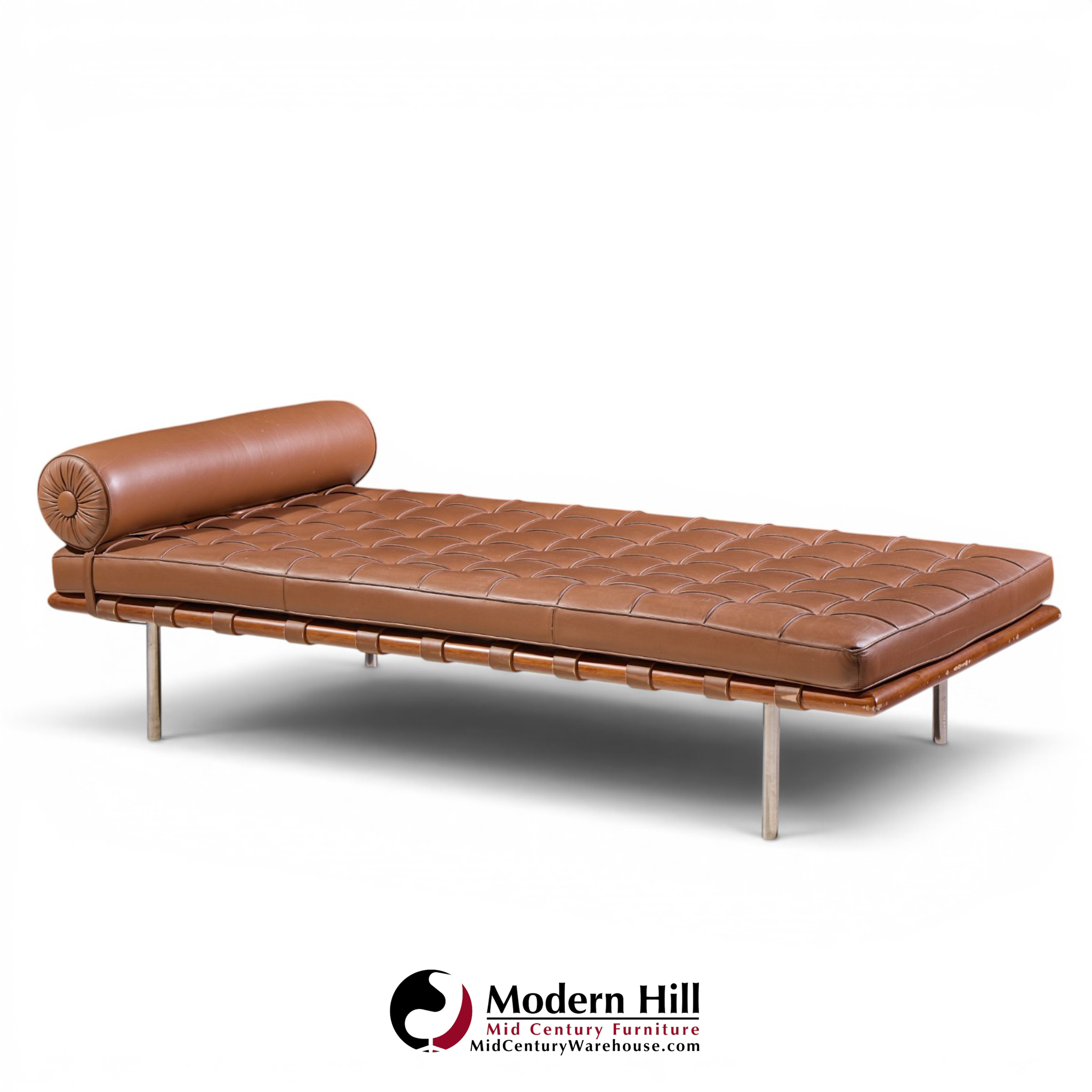 mies van der rohe for knoll mid century barcelona daybed chaise