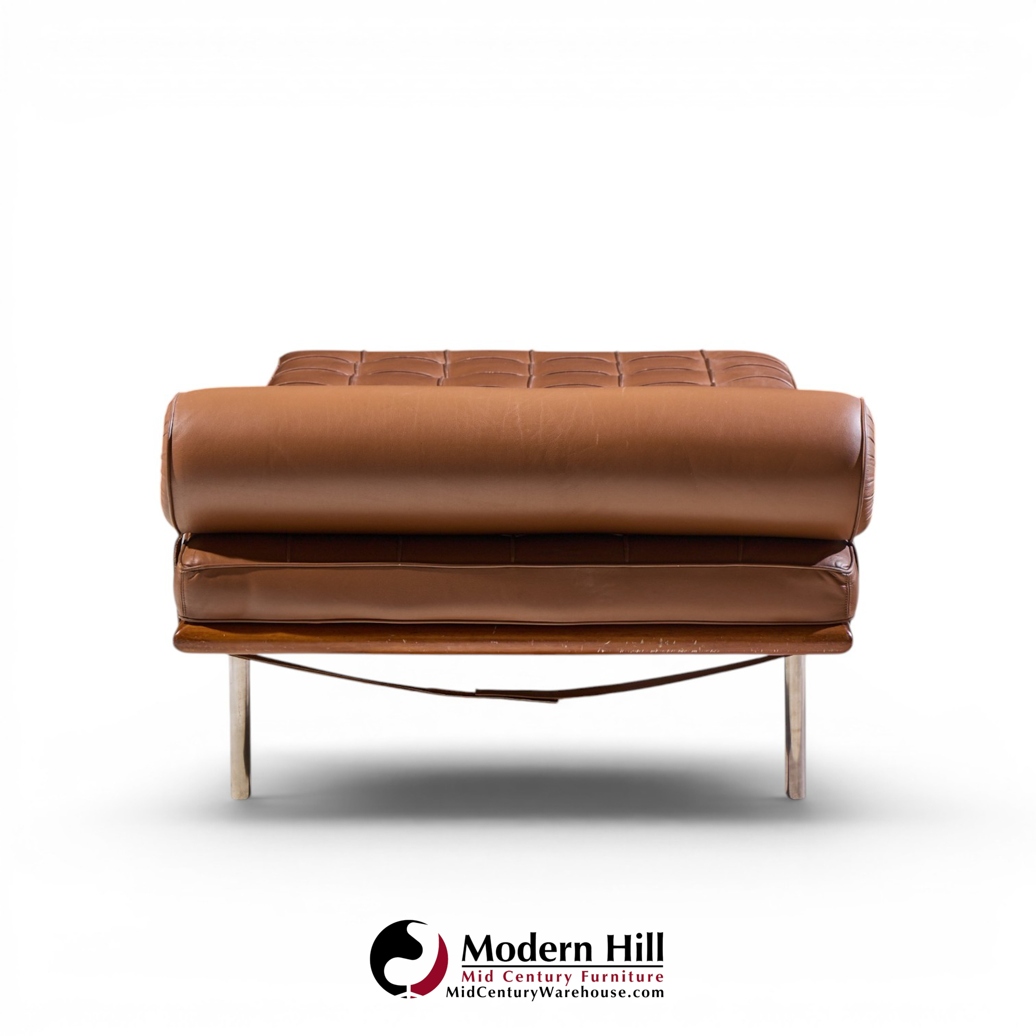 mies van der rohe for knoll mid century barcelona daybed chaise