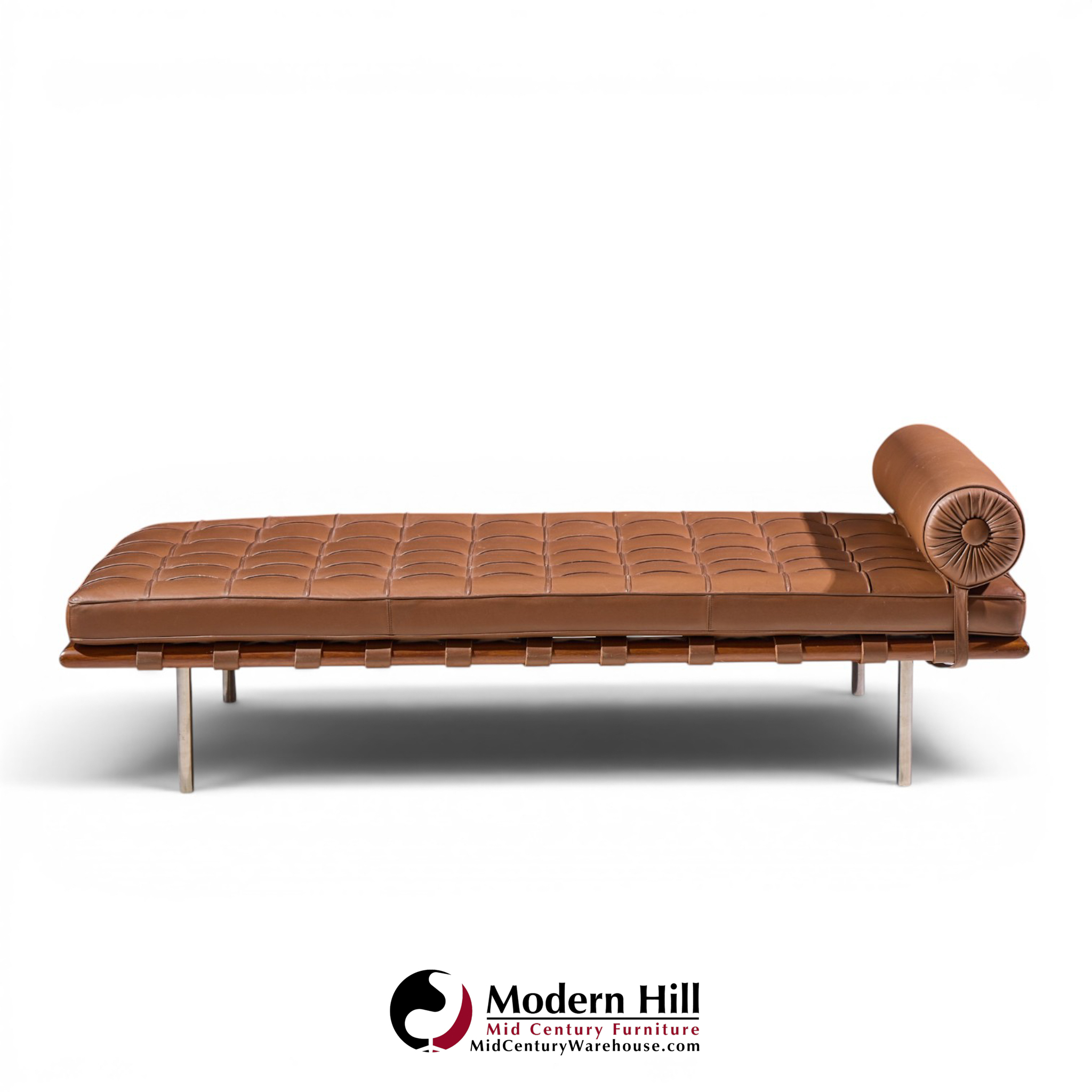 mies van der rohe for knoll mid century barcelona daybed chaise