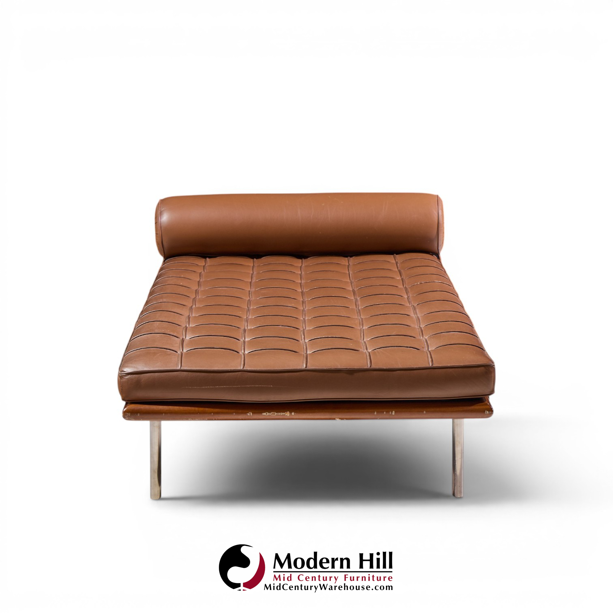 mies van der rohe for knoll mid century barcelona daybed chaise