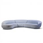 milo baughman for thayer coggin mid century sectional sofa
