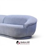 milo baughman for thayer coggin mid century sectional sofa