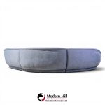 milo baughman for thayer coggin mid century sectional sofa