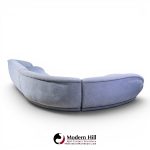 milo baughman for thayer coggin mid century sectional sofa