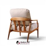 milo baughman for thayer coggin mid century walnut lounge chairs - pair