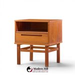 nils johnsson for tørring møbelfabrik mid century danish teak nightstands - pair