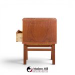 nils johnsson for tørring møbelfabrik mid century danish teak nightstands - pair