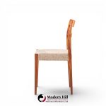 nils jonsson for troeds garmi mid century swedish teak dining chairs - set of 8