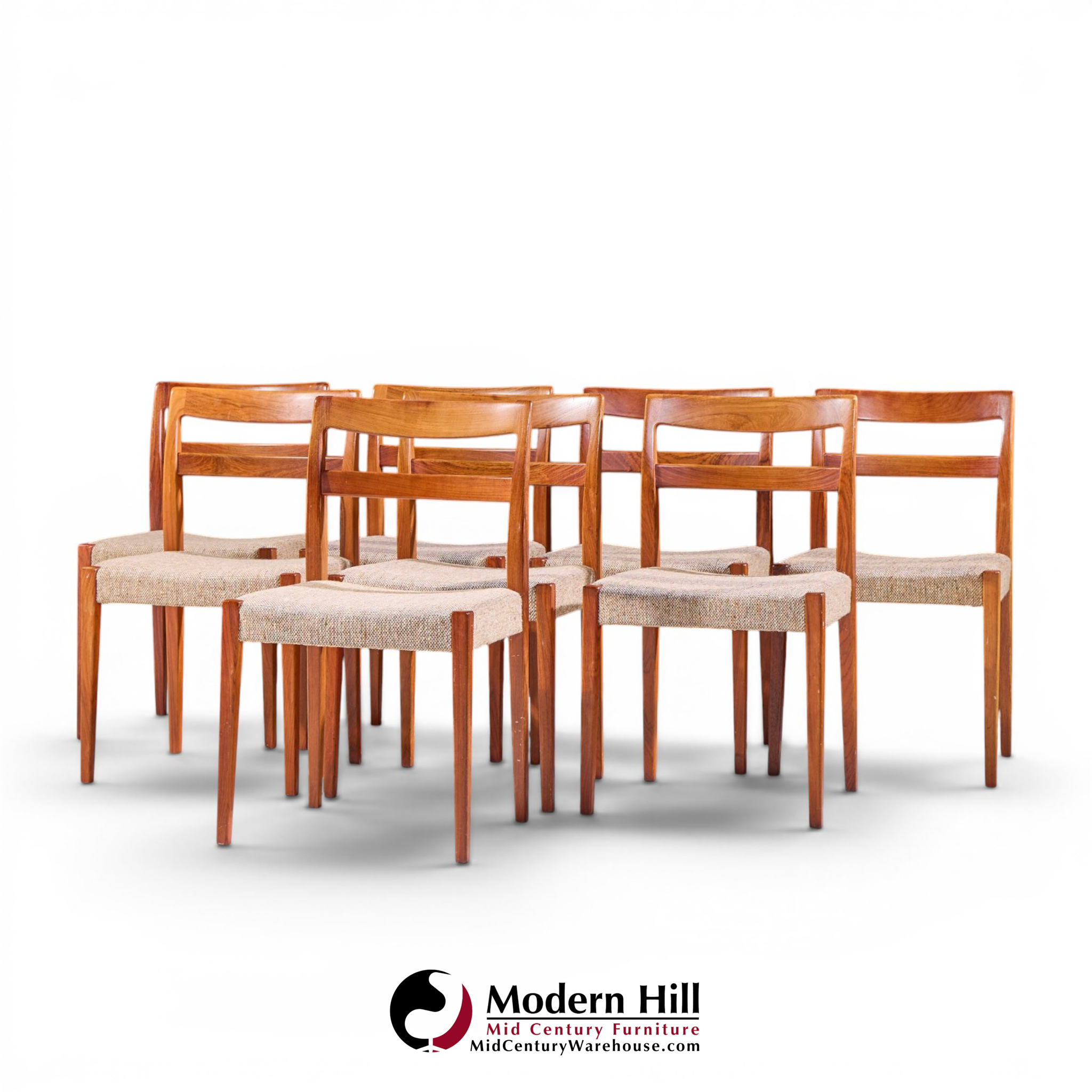 nils jonsson for troeds garmi mid century swedish teak dining chairs - set of 8