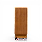 paul frankl for brown saltman mid century oak and brass highboy dresser