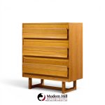 paul laszlo for brown saltman mid century bleached mahogany highboy dresser