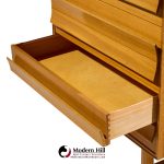 paul laszlo for brown saltman mid century bleached mahogany highboy dresser