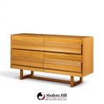 paul laszlo for brown saltman mid century bleached mahogany lowboy dresser
