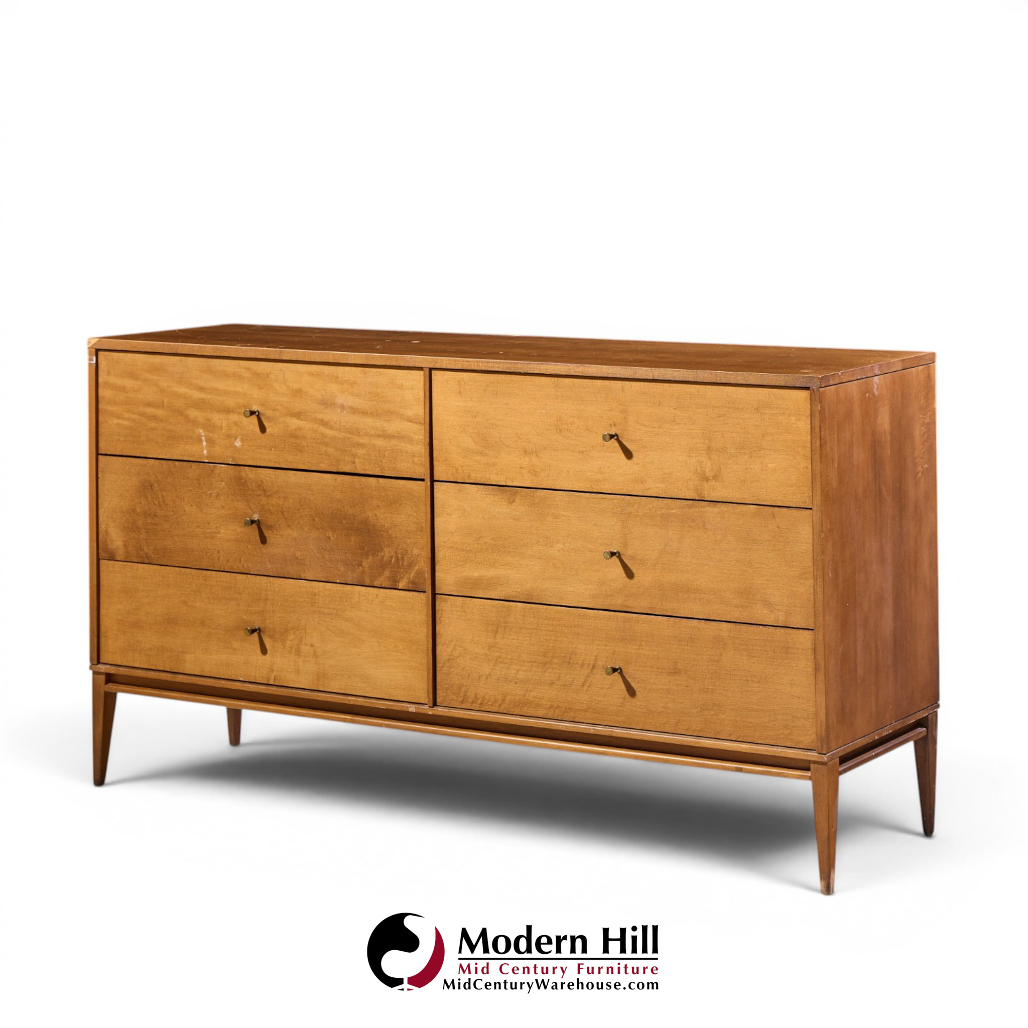 paul mccobb for planner group mid century lowboy dresser